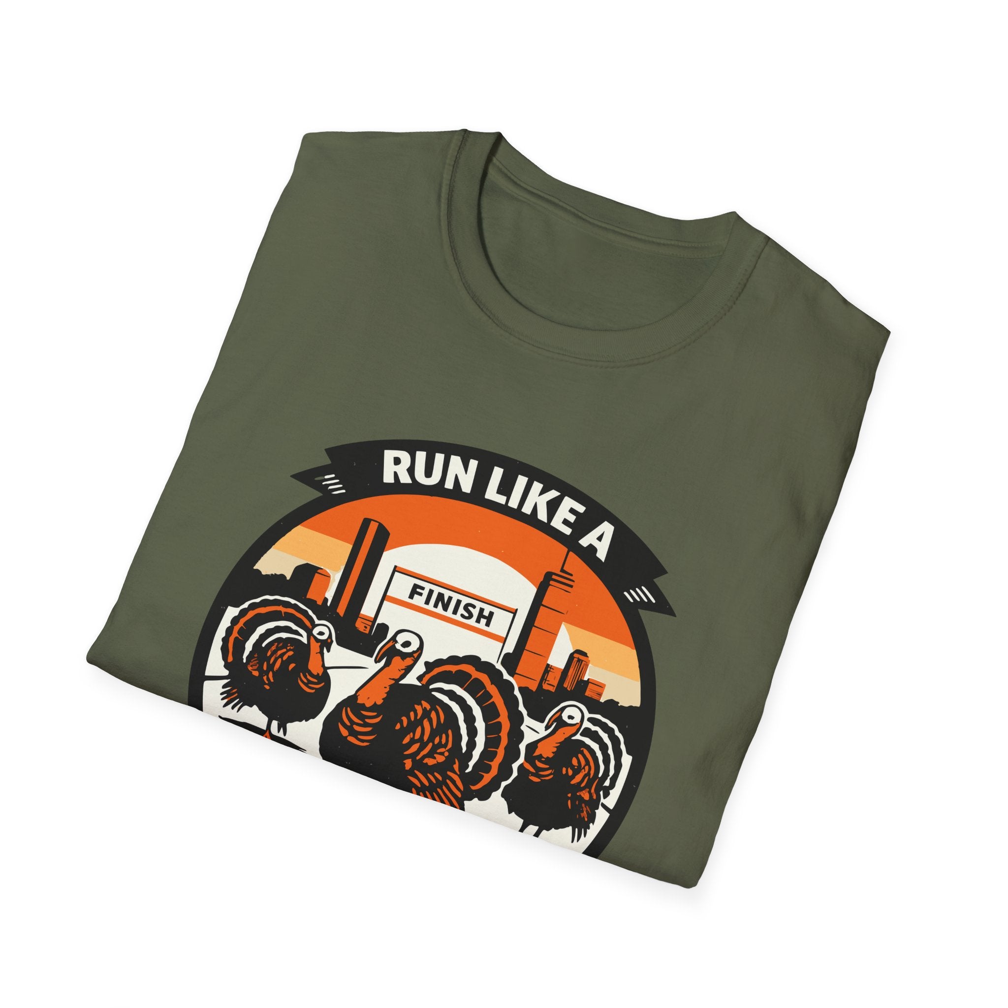 Boston Run Like a Turkey T-Shirt