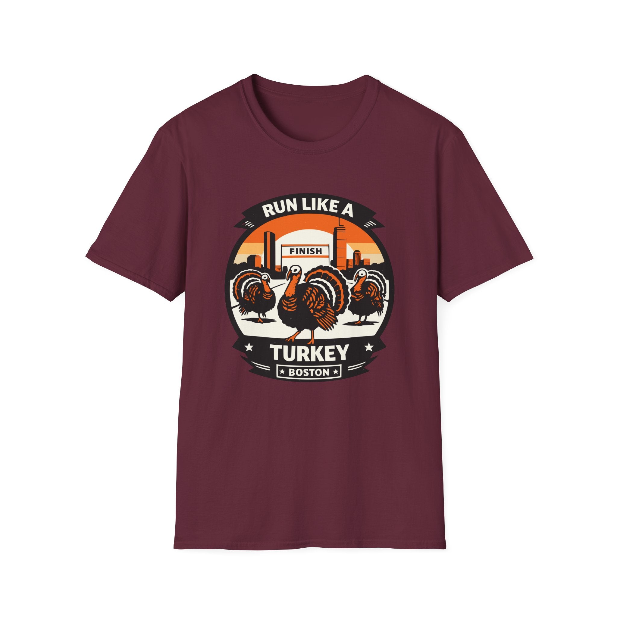 Boston Run Like a Turkey T-Shirt