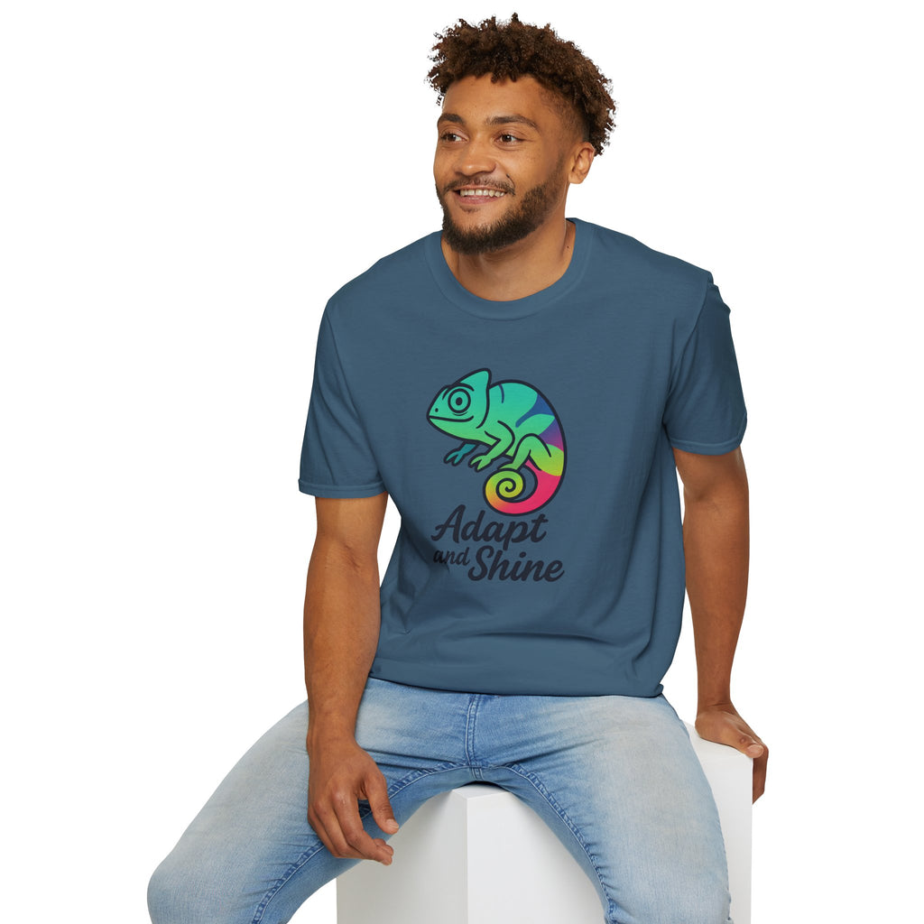 Adapt and Shine Rainbow Chameleon T-Shirt