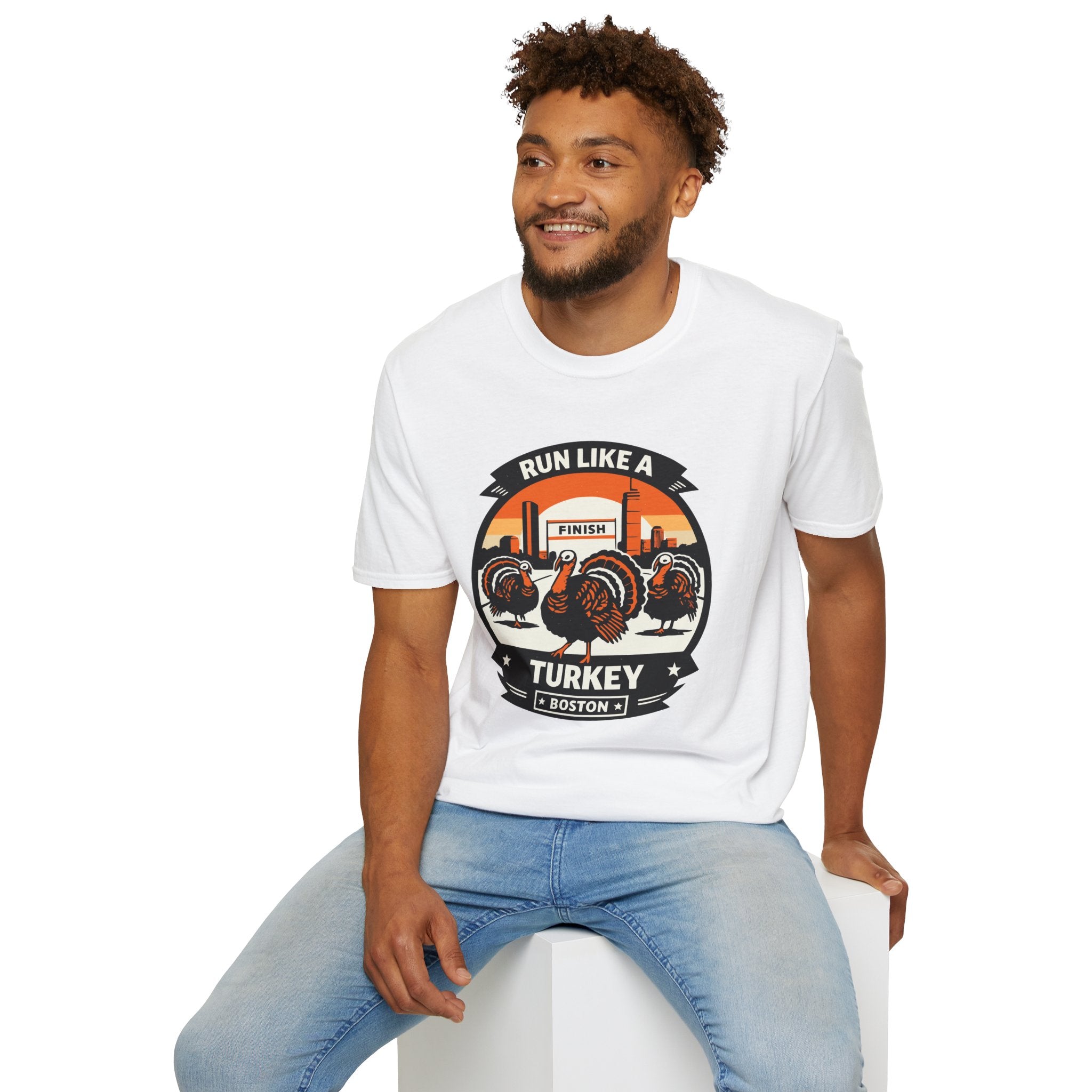 Boston Run Like a Turkey T-Shirt