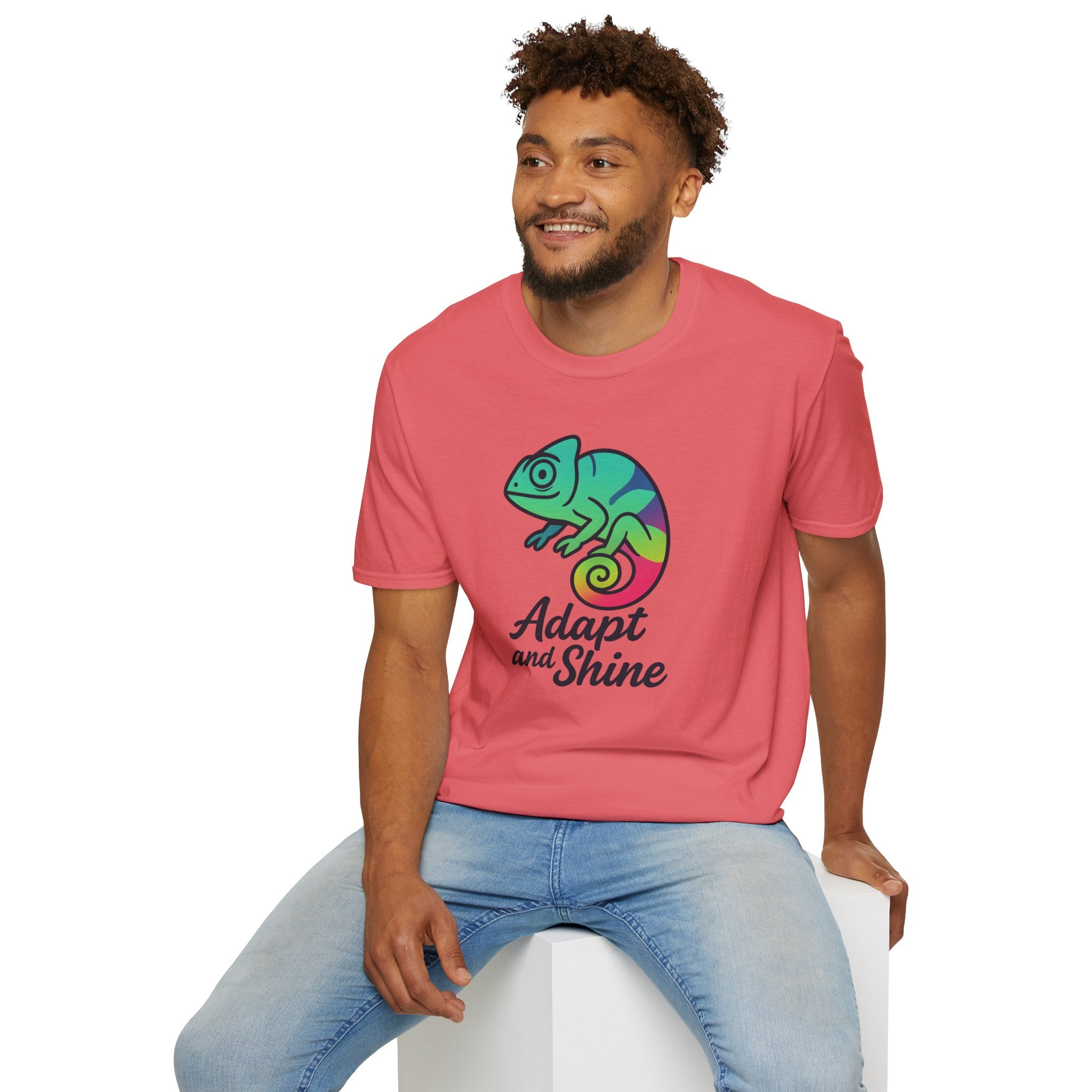 Adapt and Shine Rainbow Chameleon T-Shirt