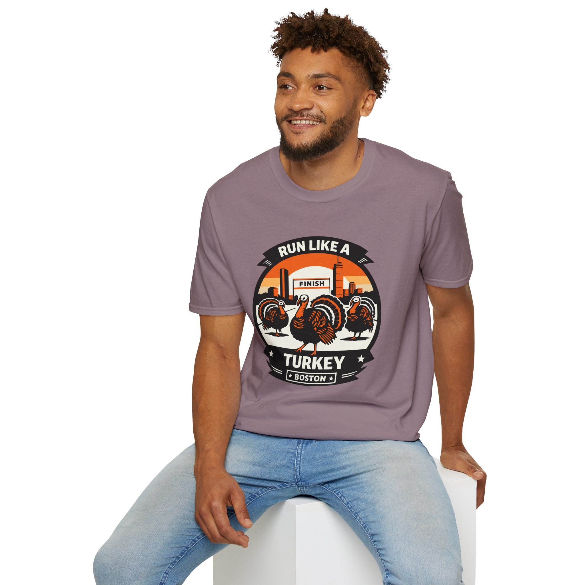 Boston Run Like a Turkey T-Shirt