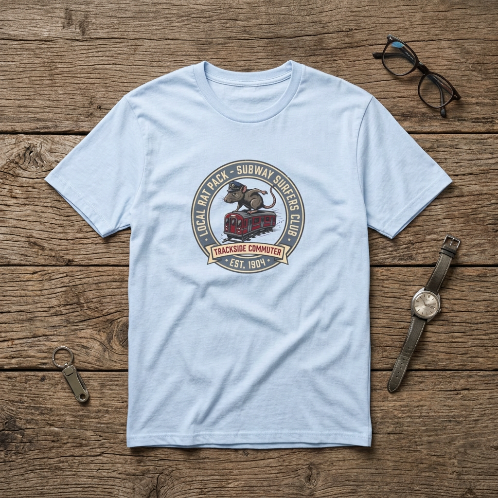 City Subway Rat T-Shirt