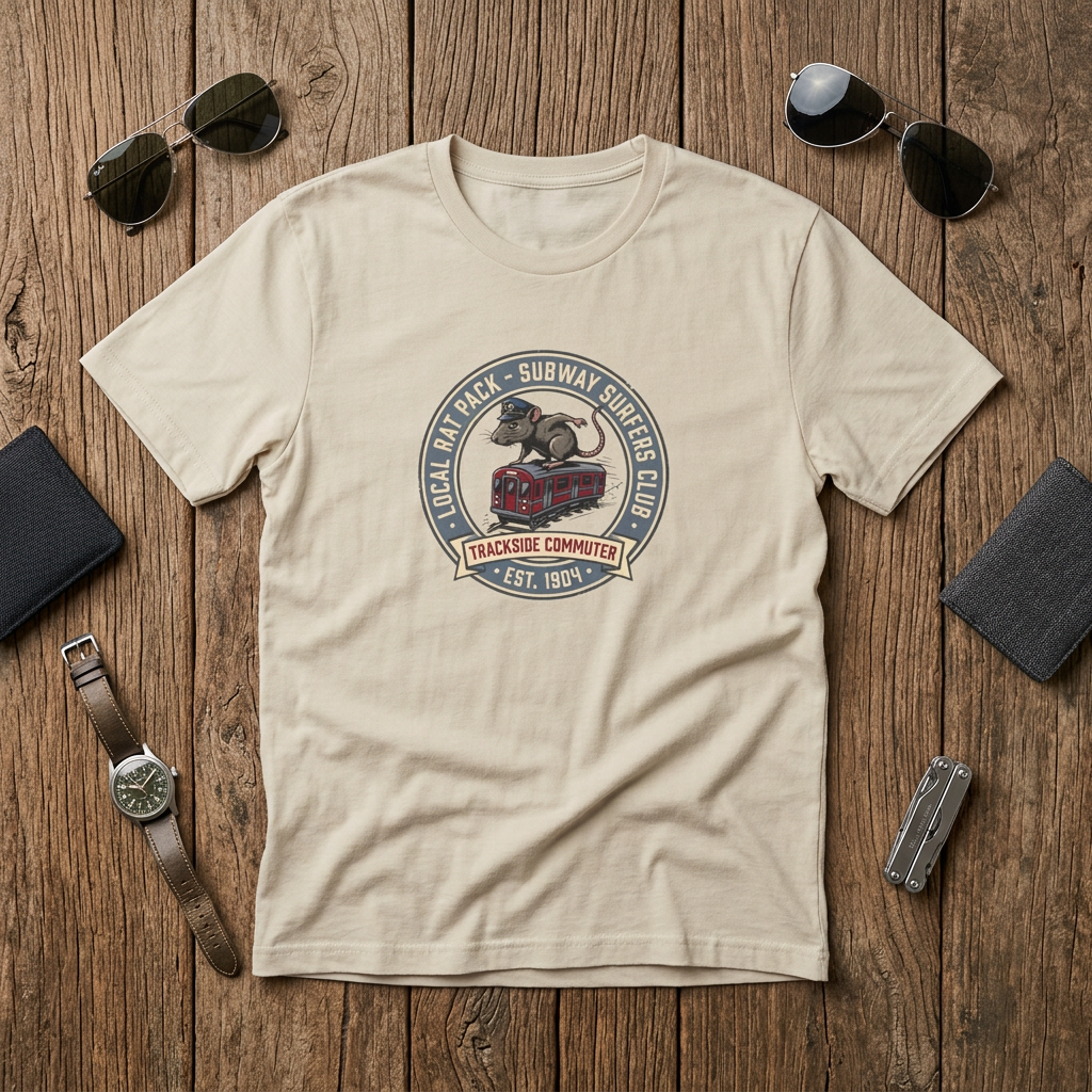 City Subway Rat T-Shirt