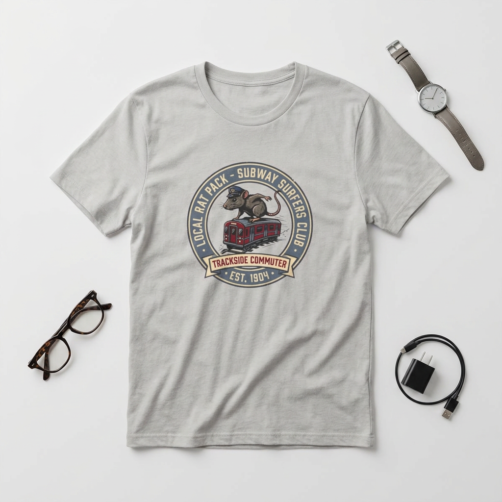 City Subway Rat T-Shirt