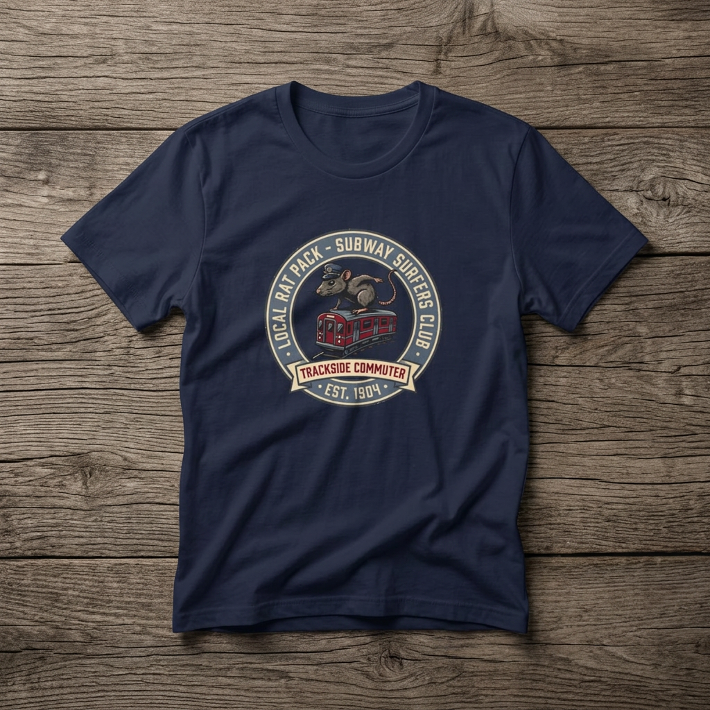 City Subway Rat T-Shirt