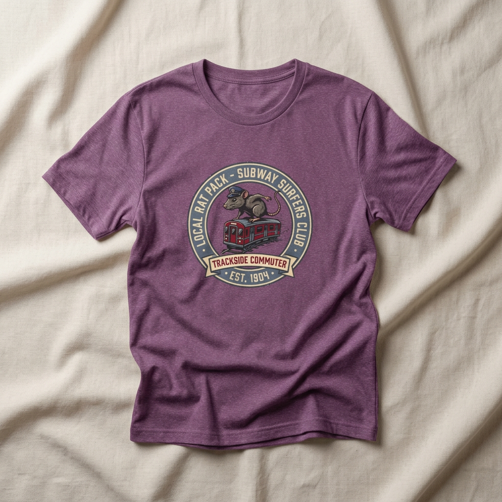City Subway Rat T-Shirt