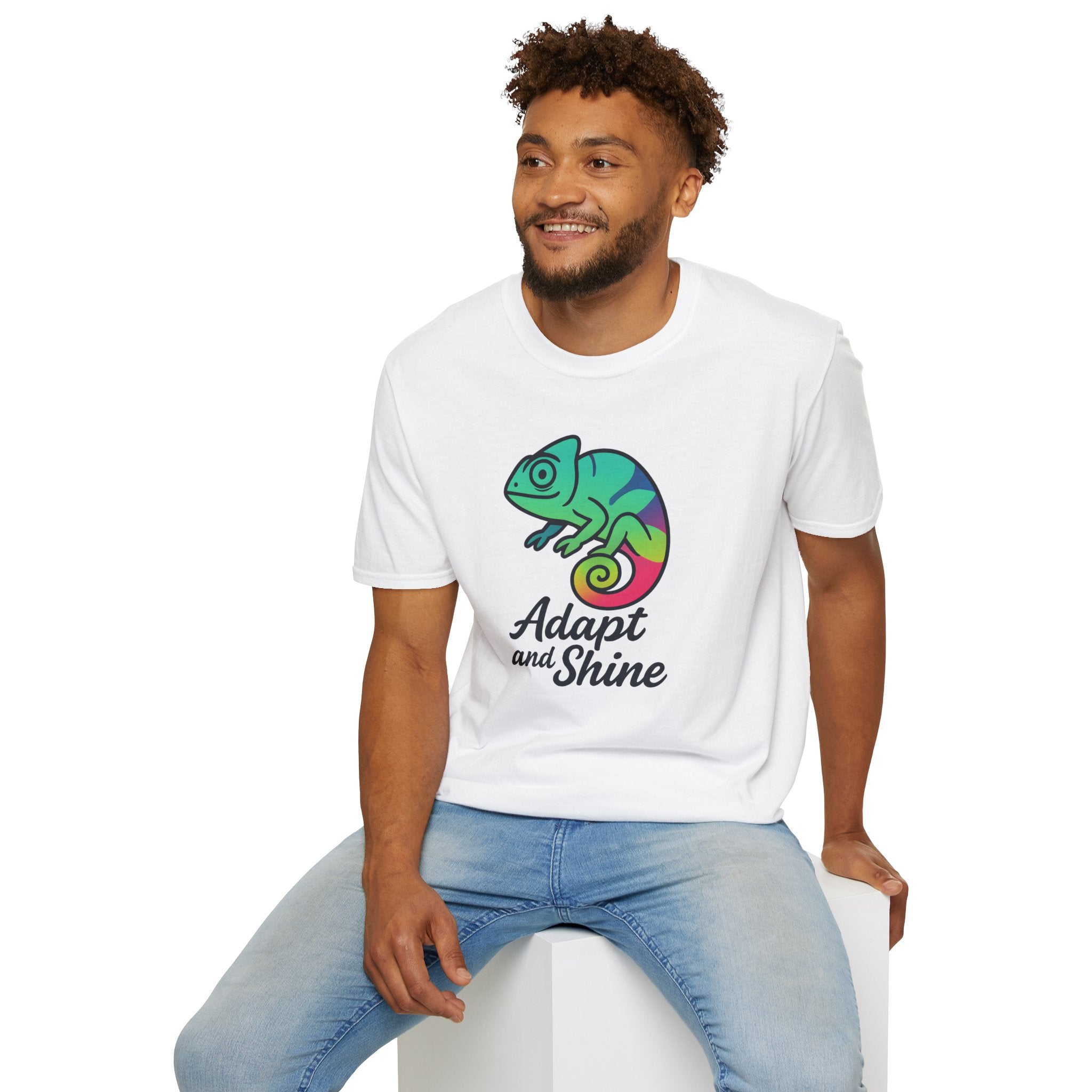 Adapt and Shine Rainbow Chameleon T-Shirt