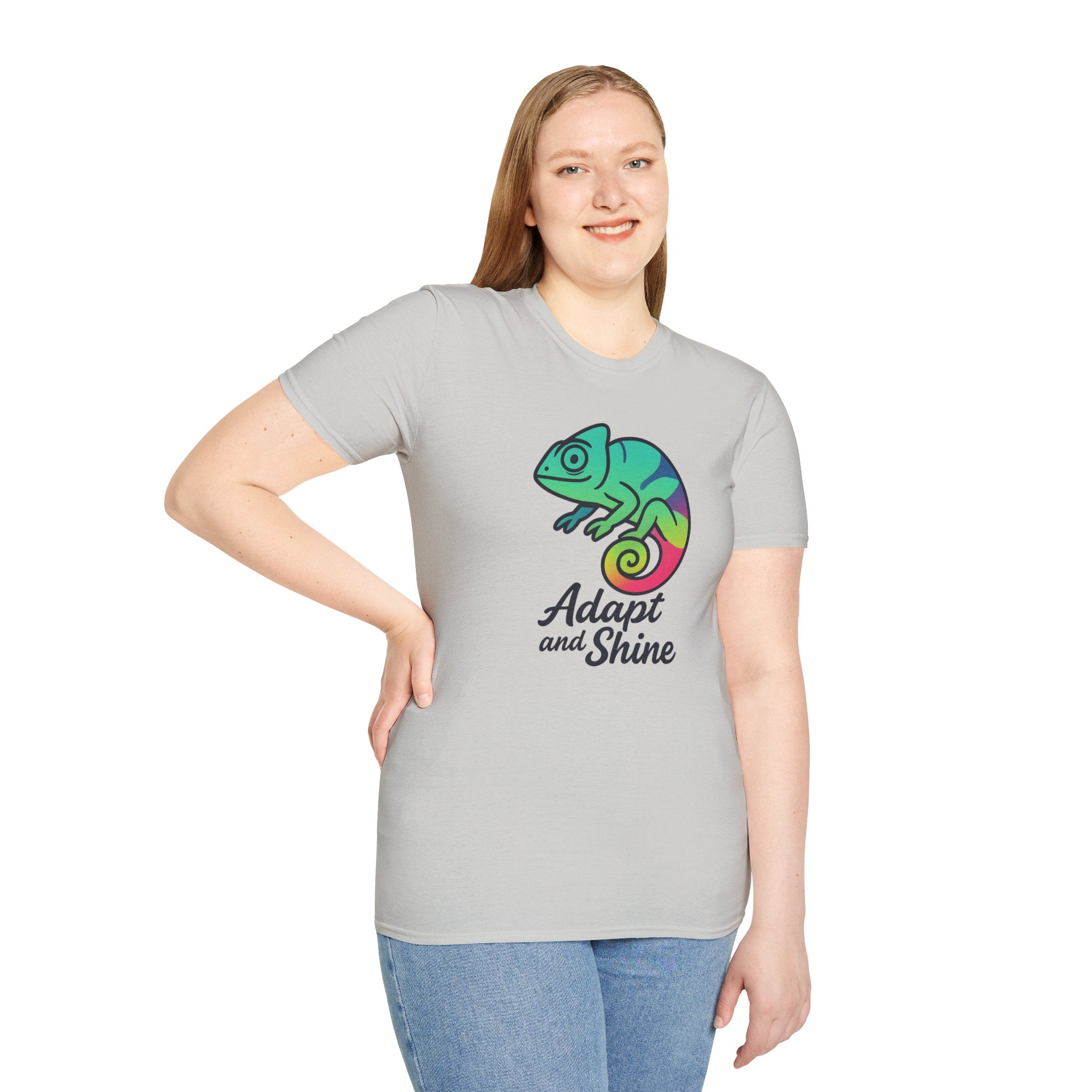 Adapt and Shine Rainbow Chameleon T-Shirt