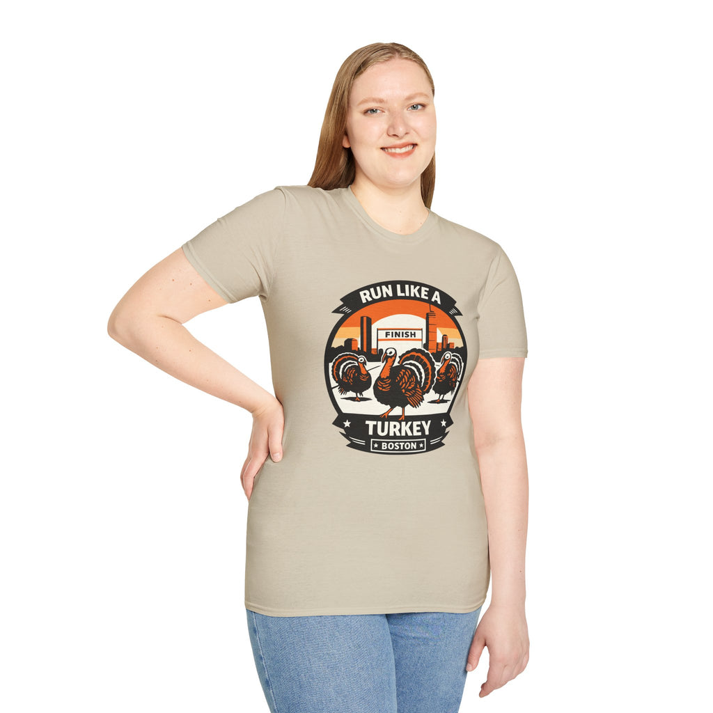 Boston Run Like a Turkey T-Shirt