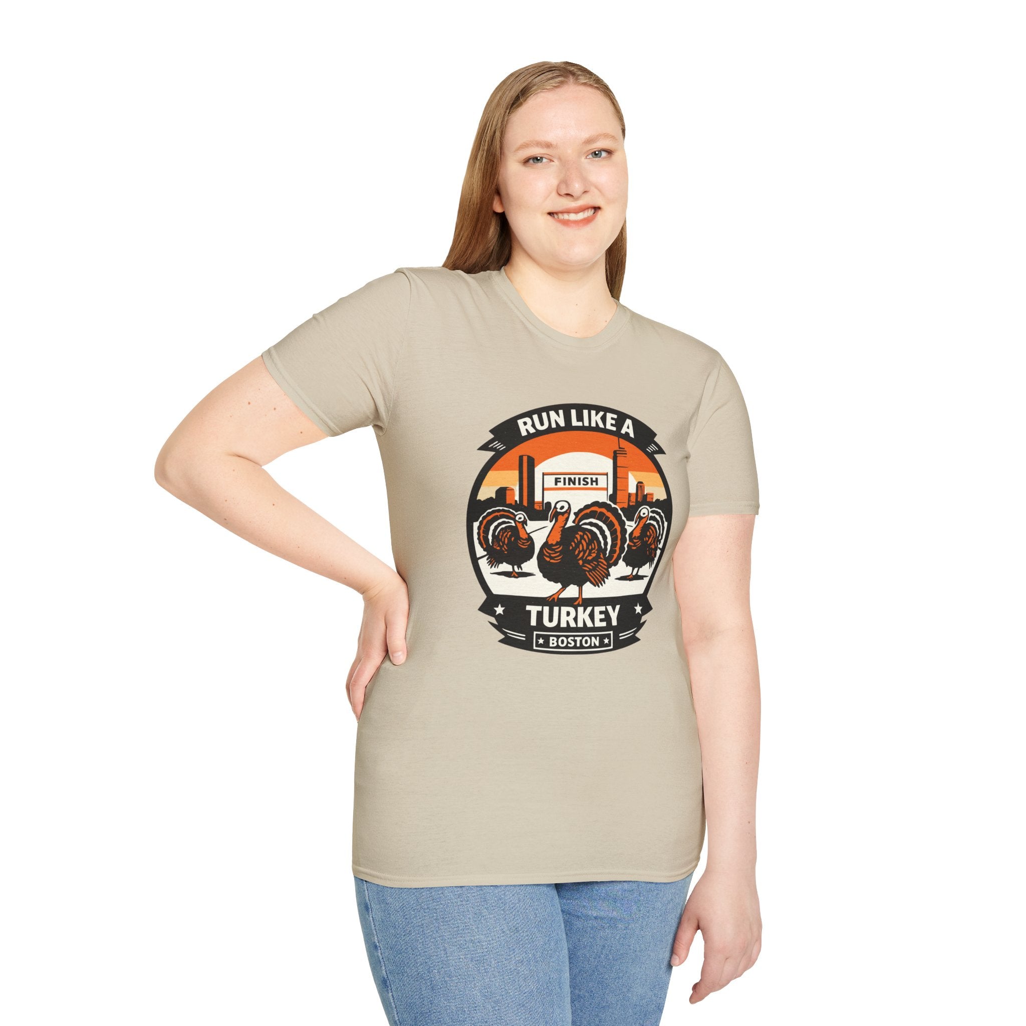 Boston Run Like a Turkey T-Shirt