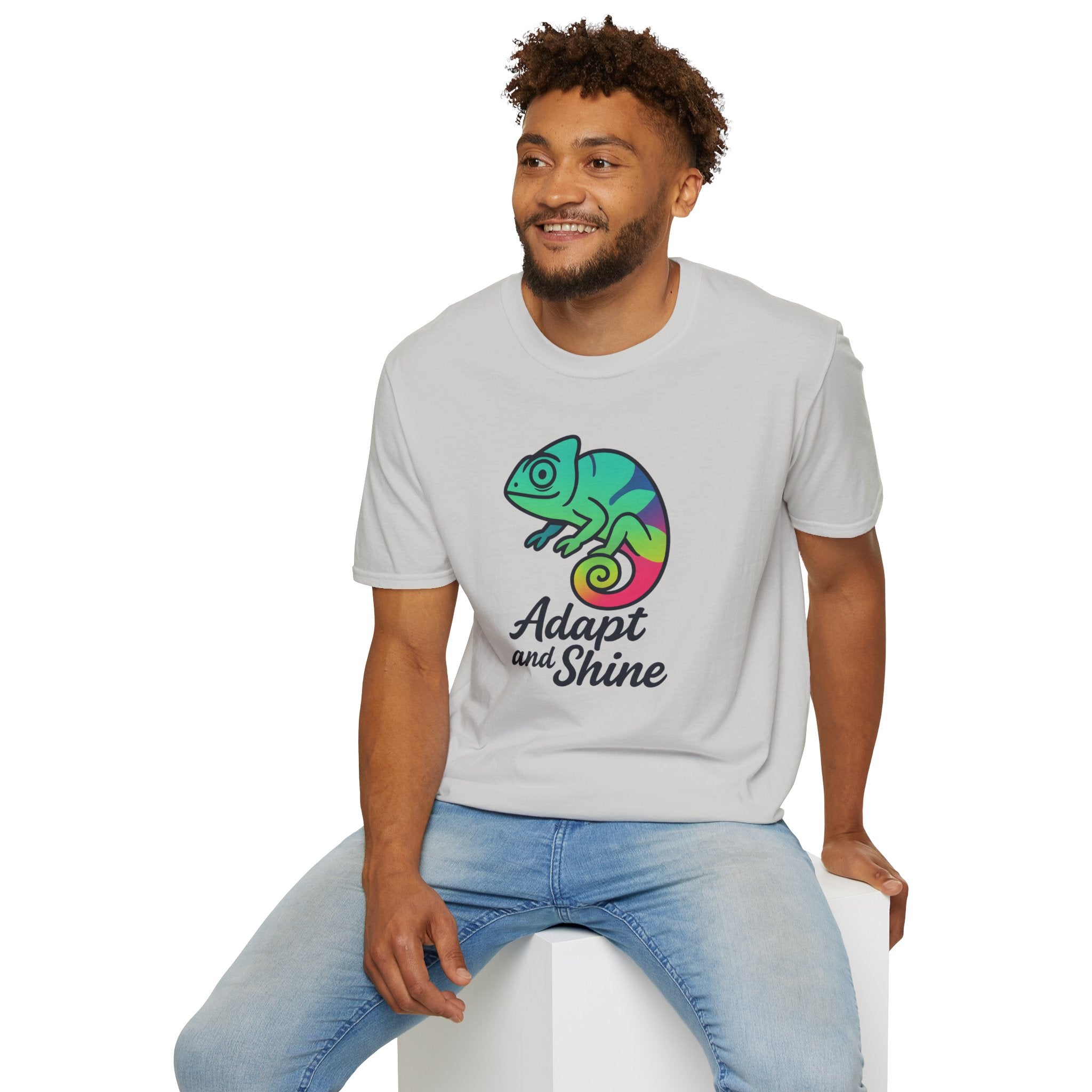 Adapt and Shine Rainbow Chameleon T-Shirt