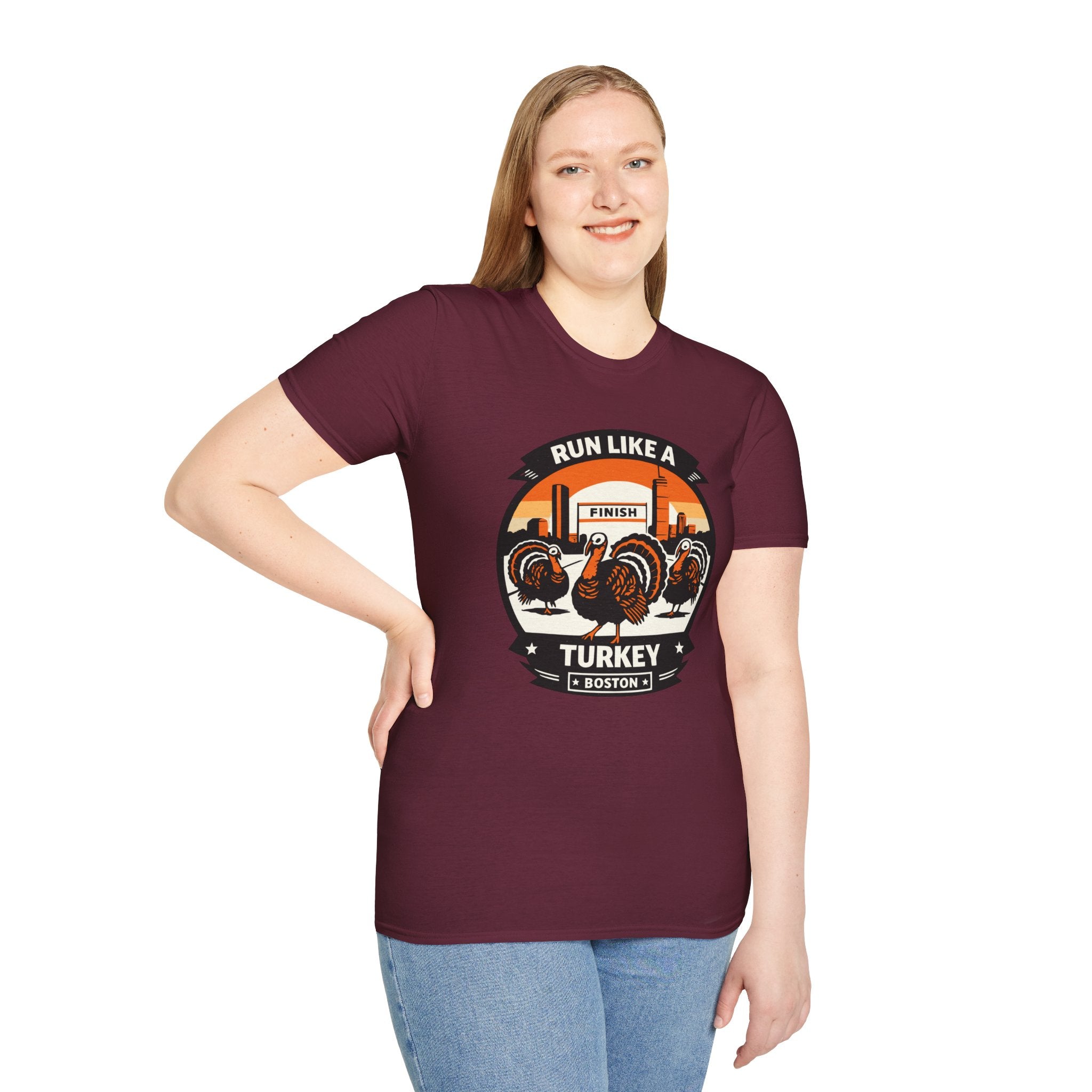 Boston Run Like a Turkey T-Shirt