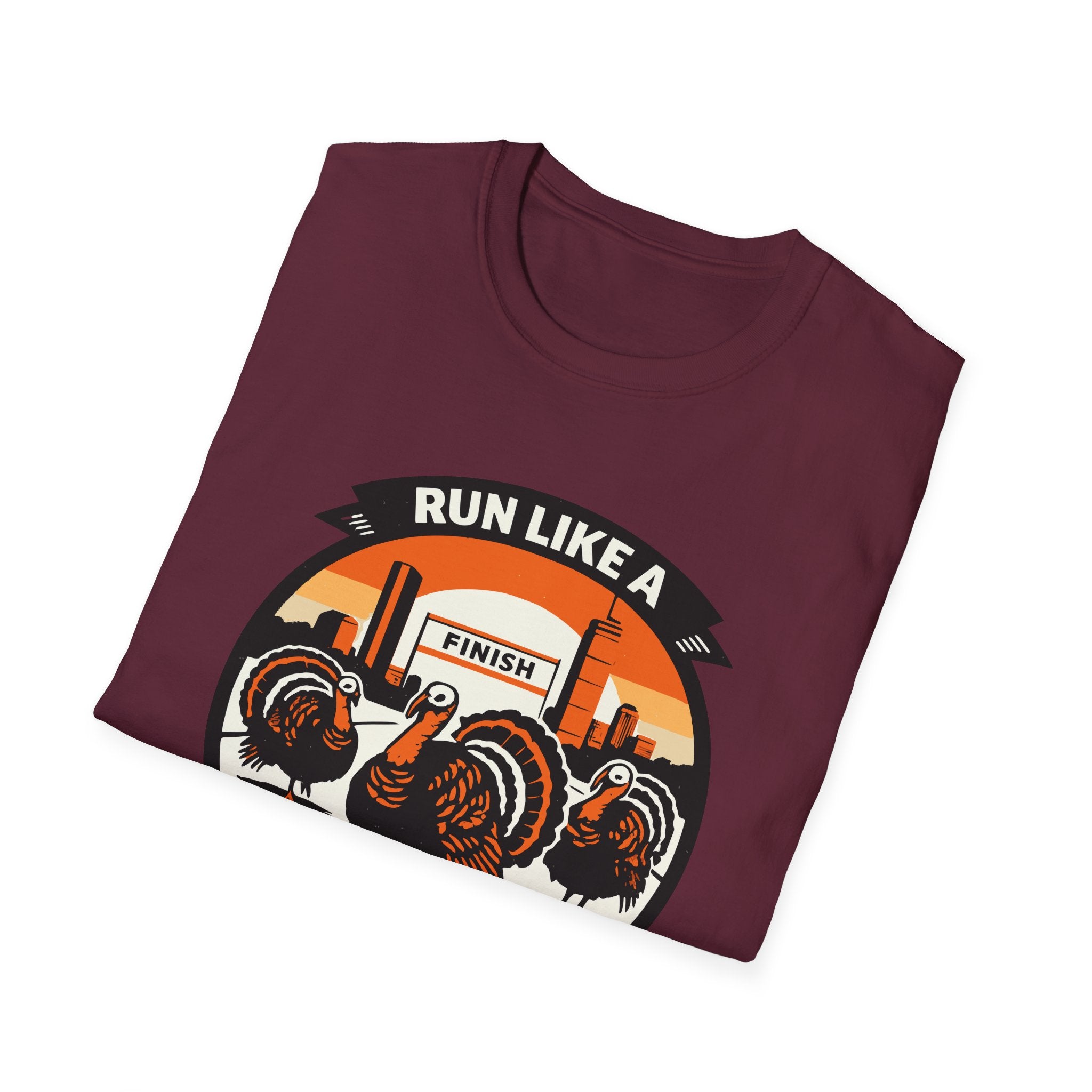 Boston Run Like a Turkey T-Shirt