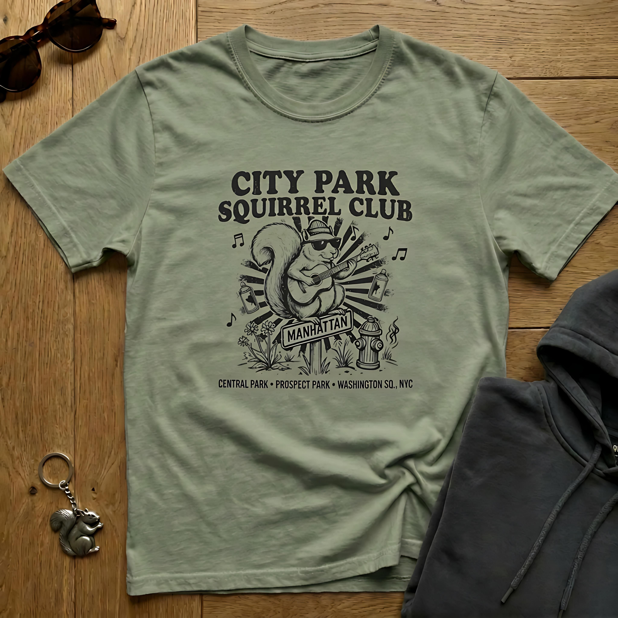 City Squirrel Lover T-Shirt