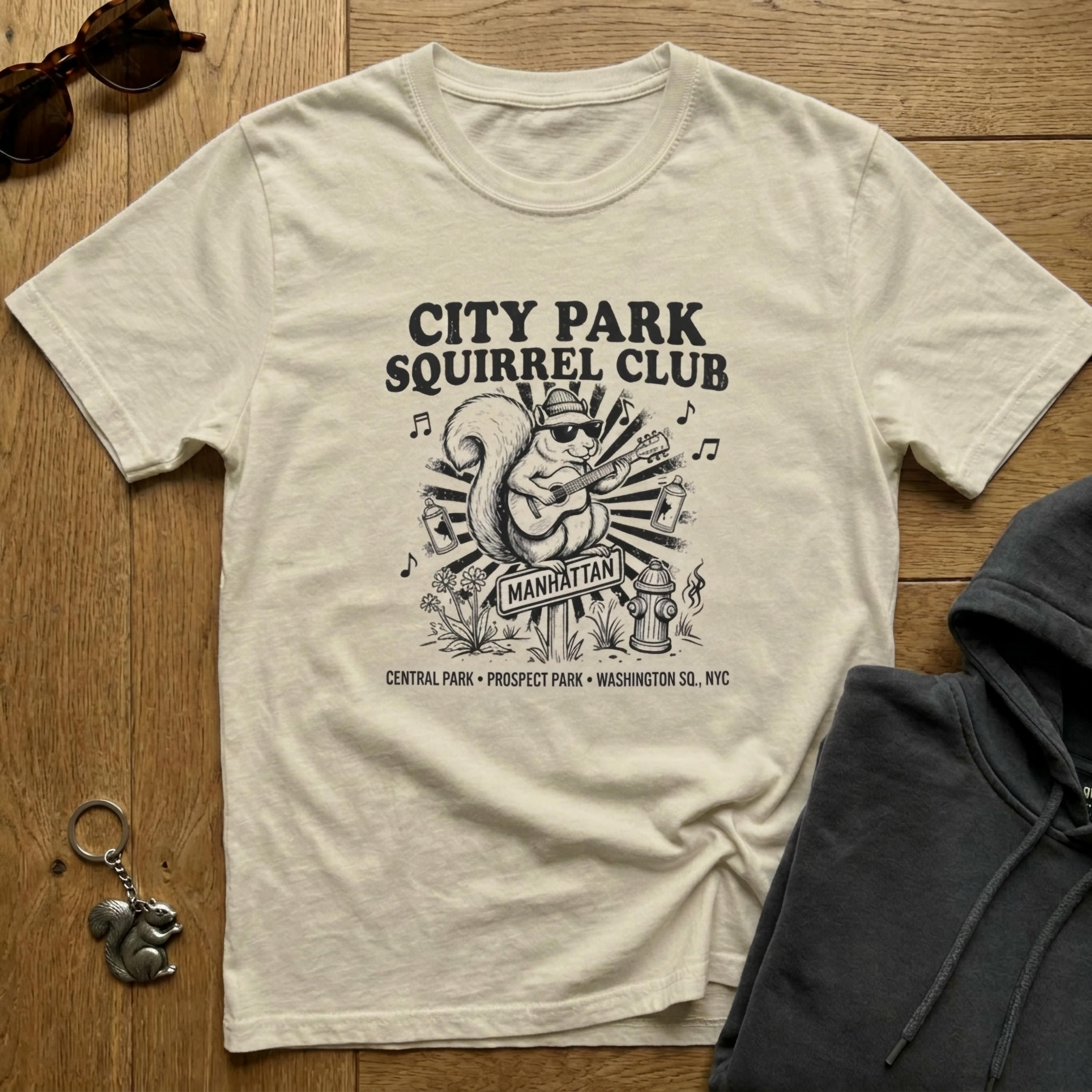 City Squirrel Lover T-Shirt
