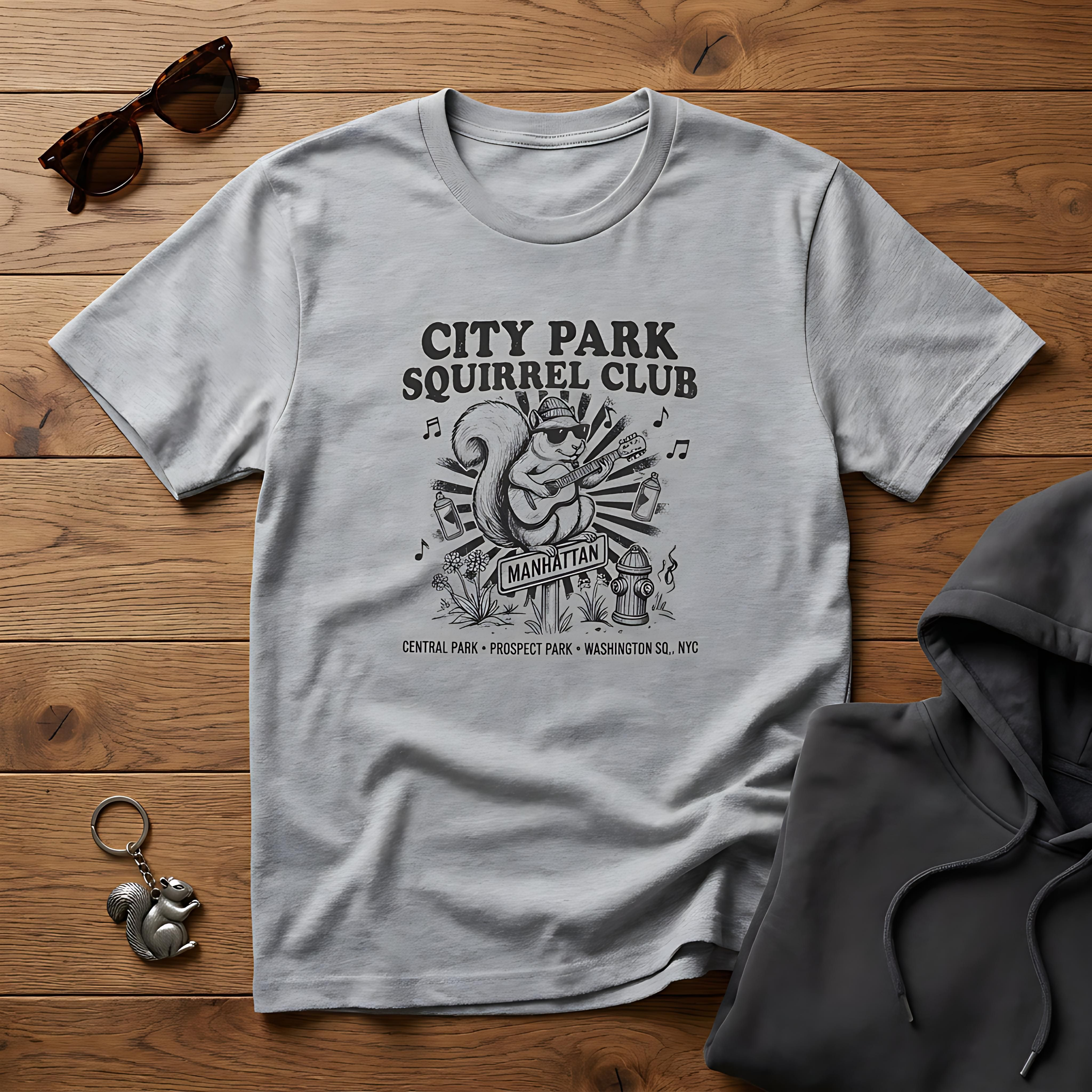 City Squirrel Lover T-Shirt