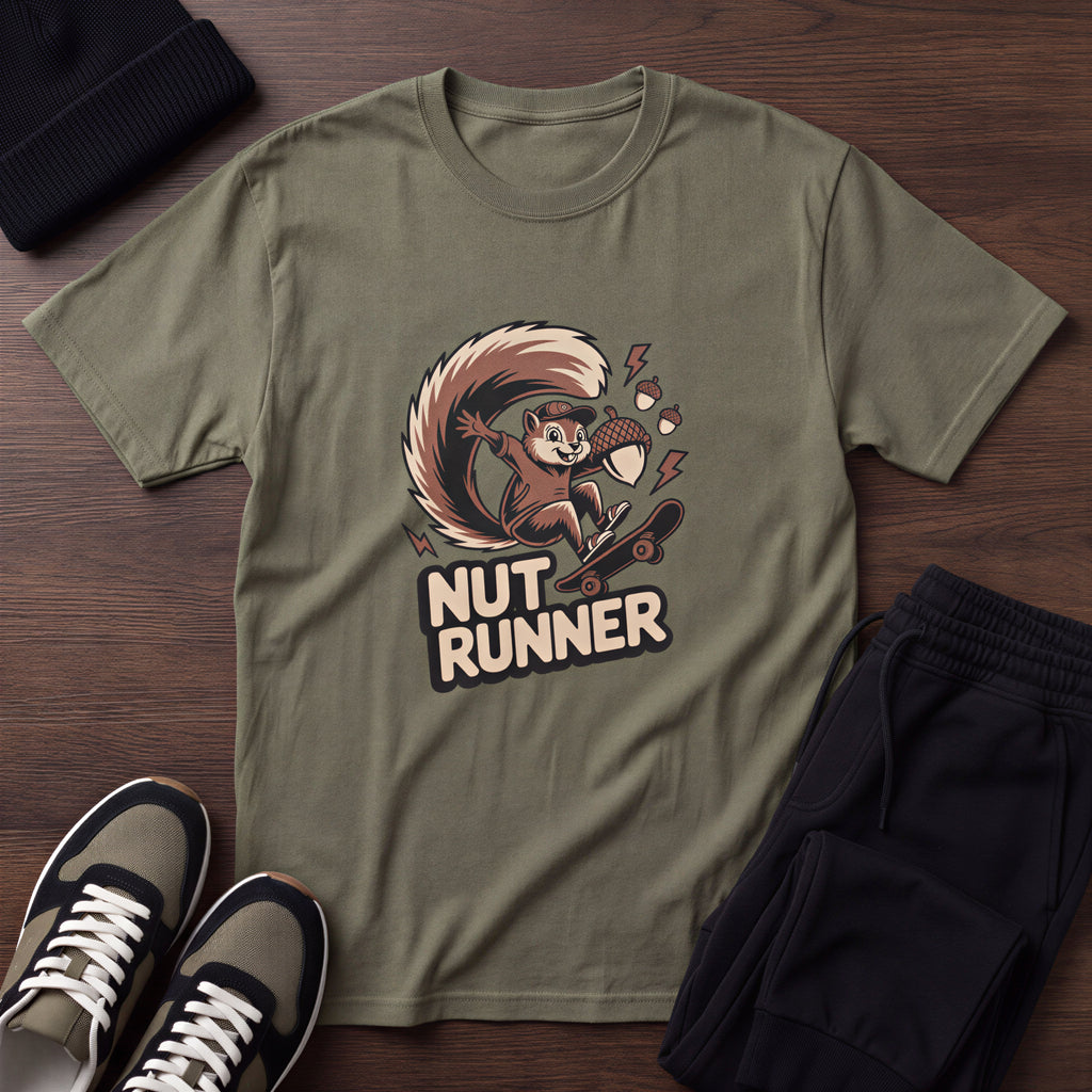 Urban Squirrel Skateboarder T-Shirt