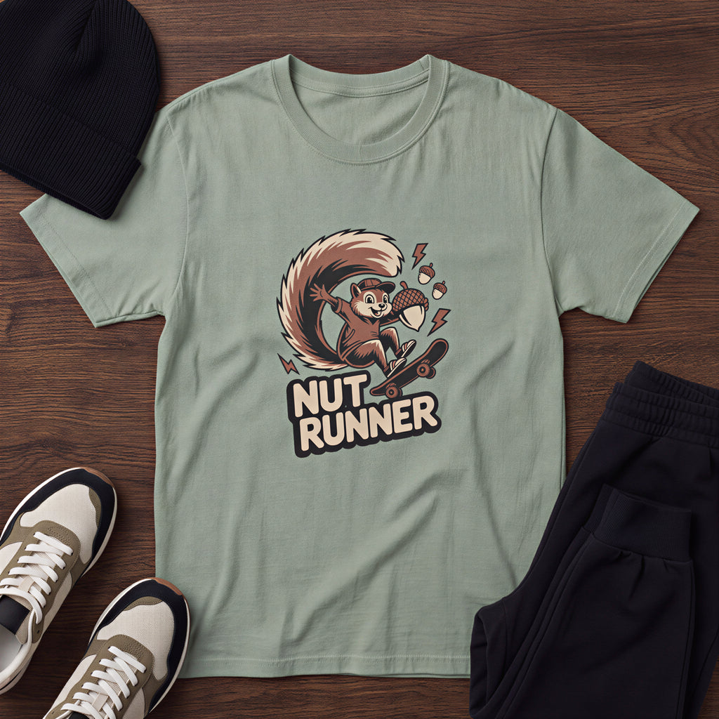 Urban Squirrel Skateboarder T-Shirt